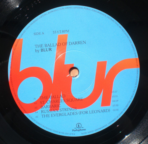 Виниловая пластинка Blur - The Ballad Of Darren