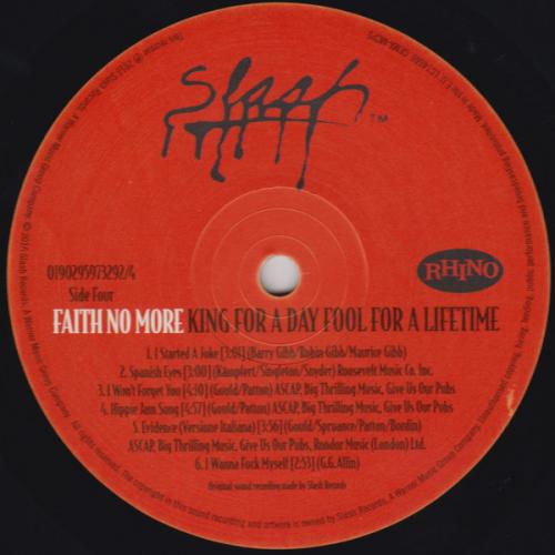 Виниловая пластинка WM Faith No More King For A Day...Fool For A Lifetime (180 Gram)