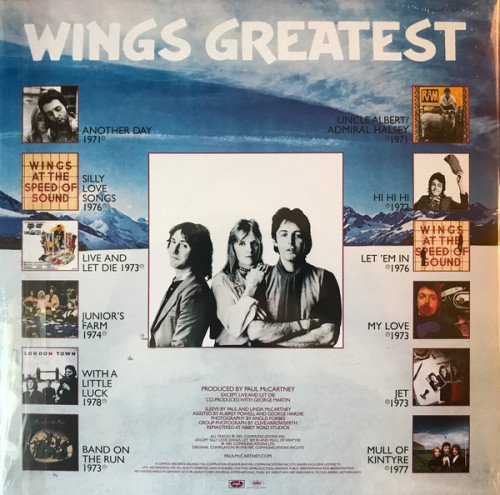 Виниловая пластинка Wings, Greatest (Black 180gsm)