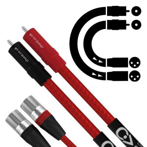 Кабель межблочный аудио Chord Company ShawlineX 2RCA to 2XLR 1m