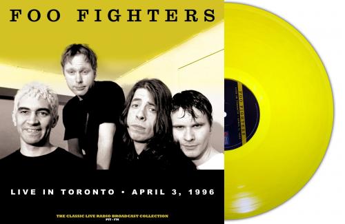 Виниловая пластинка Foo Fighters - Live At The Concert Hall, Toronto, Canada, 1996 (YELLOW  Vinyl LP)