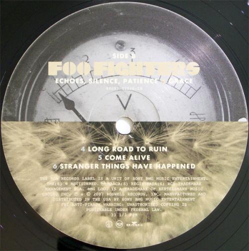 Виниловая пластинка Foo Fighters ECHOES, SILENCE, PATIENCE & GRACE (180 Gram/Gatefold)