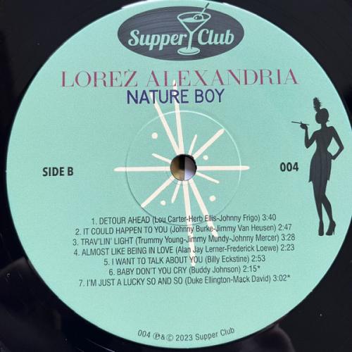Виниловая пластинка Lorez Alexandria - Nature Boy (Black Vinyl LP)