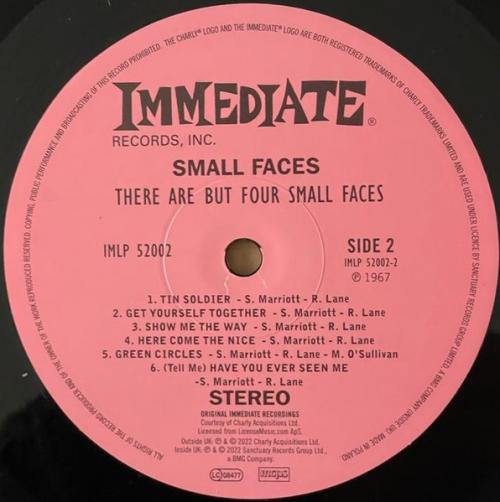 Виниловая пластинка Small Faces - There Are But Four Small Faces (Black Vinyl LP)