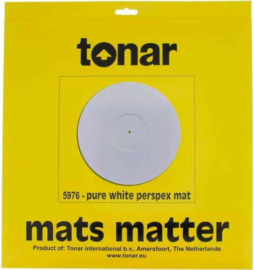 Мат для диска проигрывателя Tonar Pure White Perspex Mat (5976)