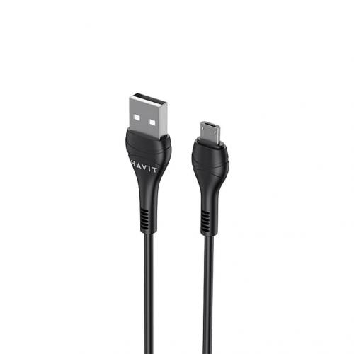 USB кабель HAVIT CB6159 USB-A - Micro USB BK 1m
