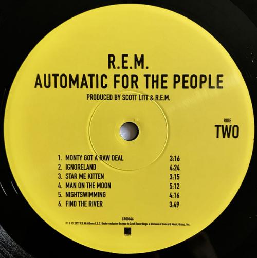 Виниловая пластинка R.E.M., Automatic For the People (25th Anniversary Edition)