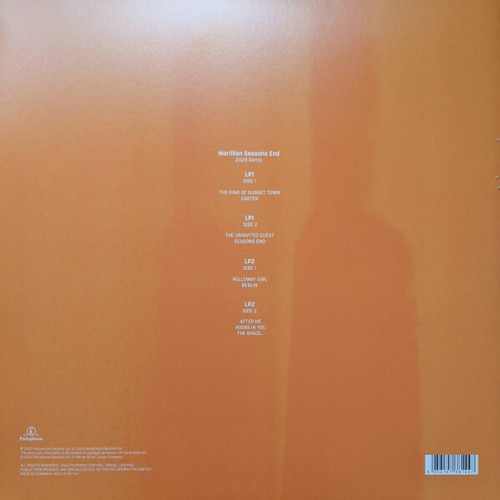 Виниловая пластинка Marillion - Season's End (Black Vinyl 2LP)