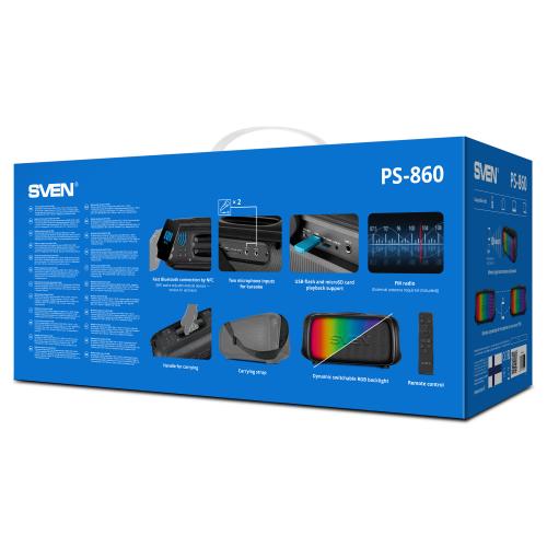 Портативная акустика Sven PS-860 Black