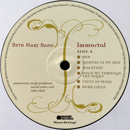 Виниловая пластинка Hart Beth -Band - Immortal (LP)