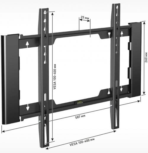 Кронштейн для телевизора Holder LCD-F4915-B черный