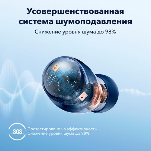 True wireless наушники Soundcore Space A40 Blue