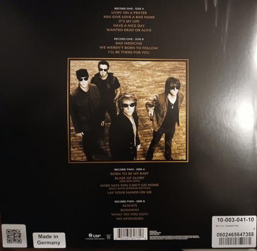 Виниловая пластинка Bon Jovi - Greatest Hits (Black Vinyl 2LP)