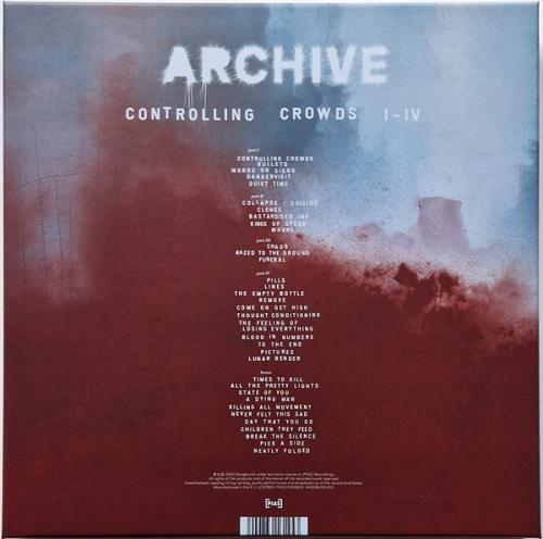 Виниловая пластинка Archive -  Controlling Crowds I-IV (Box) (Black Vinyl 4LP)