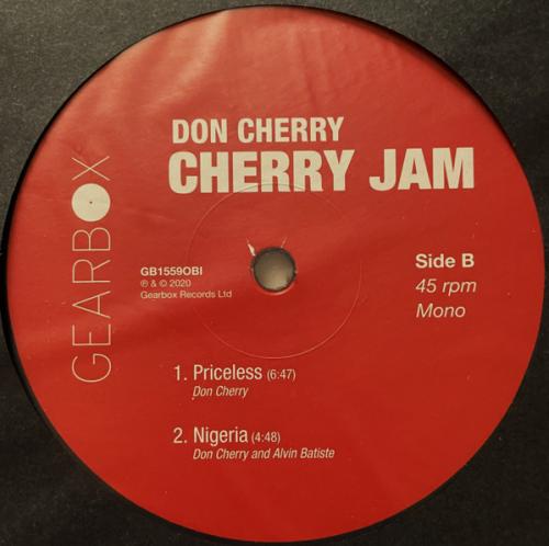 Виниловая пластинка Don Cherry - Cherry Jam EP (Black Vinyl LP)