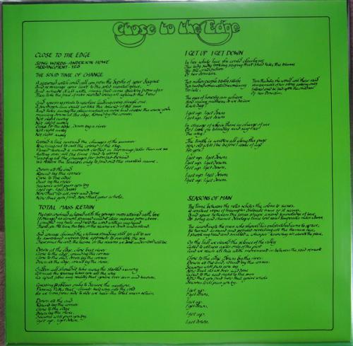 Виниловая пластинка WM Yes Close To The Edge