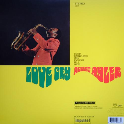 Виниловая пластинка Albert Ayler - Love Cry (Verve By Request) (Black Vinyl LP)