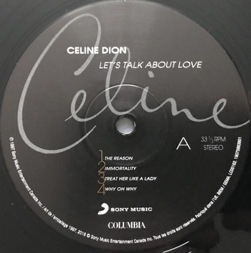 Виниловая пластинка Sony Celine Dion Let'S Talk About Love (Black Vinyl)