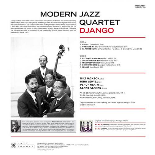 Виниловая пластинка Modern Jazz Quartet - Django (Black Vinyl LP)