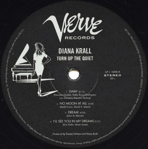 Виниловая пластинка Krall, Diana, Turn Up The Quiet