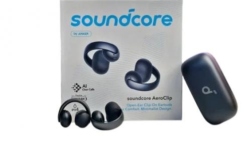 Наушники Soundcore AeroClip Midnight (Black)