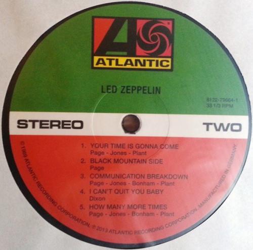 Виниловая пластинка Led Zeppelin LED ZEPPELIN (Remastered/180 Gram)