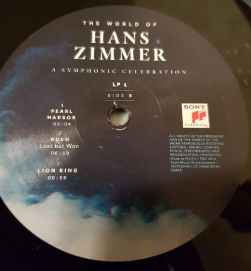 Виниловая пластинка Sony Hans Zimmer The World Of Hans Zimmer - A Symphonic Celebration (Limited 180 Gram Black Vinyl/Gatefold)