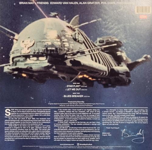 Виниловая пластинка May, Brian - Star Fleet Sessions (40th Anniversary 2023 Mix, 180 Gram Black Vinyl LP)