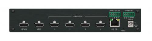Усилитель-распределитель 1:4 HDMI с коммутатором 2х1 HDMI + USB-C и деэмбедером аудио Kramer DA3-24-H