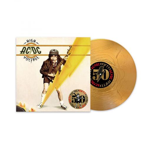 Виниловая пластинка AC/DC - High Voltage  (Limited 50th Anniversary Edition, 180 Gram Gold Nugget Vinyl LP)