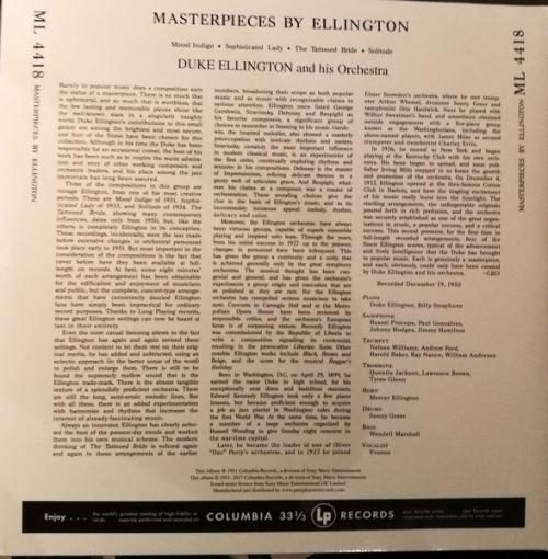 Виниловая пластинка Duke Ellington - Masterpieces (Analogue) (Black Vinyl LP)