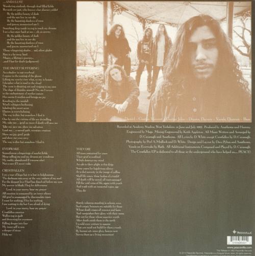 Виниловая пластинка Anathema - The Crestfallen EP (Black Vinyl LP)