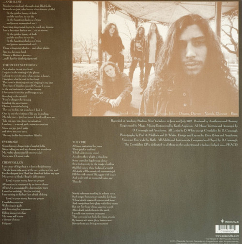 Виниловая пластинка Anathema - The Crestfallen EP (Black Vinyl LP)
