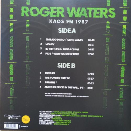 Виниловая пластинка Roger Waters - KAOS FM 1987 (Black Vinyl LP)