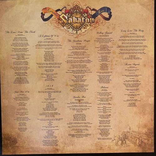 Виниловая пластинка Sabaton - Carolus Rex (Coloured Vinyl 2LP)