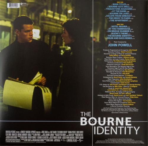 Виниловая пластинка Саундтрек - The Bourne Identity (John Powell) (Black Vinyl LP)