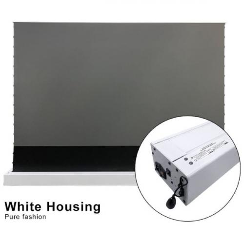 Напольный корпусный ALR-экран VividStorm S-Pro-P-White-120