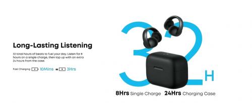 Наушники Soundcore AeroClip Midnight (Black)
