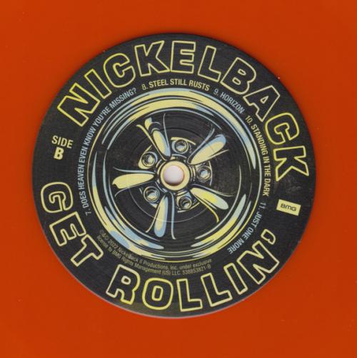 Виниловая пластинка Nickelback - Get Rollin' (Transparent Orange Vinyl LP)