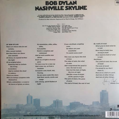 Виниловая пластинка Bob Dylan — NASHVILLE SKYLINE (White Vinyl)