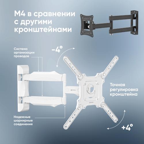 Кронштейн для телевизора Onkron M4 white