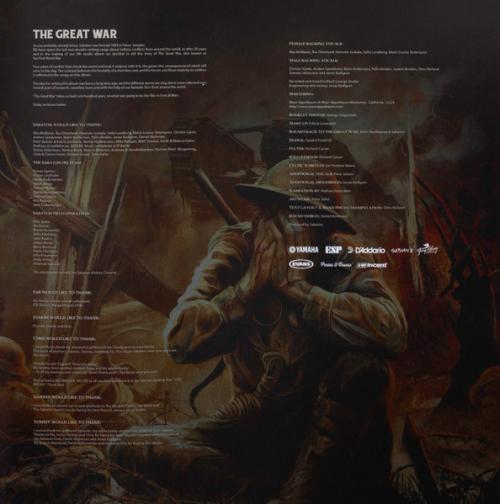Виниловая пластинка Sabaton - The Great War (Limited Edition 180 Gram Black Vinyl LP)