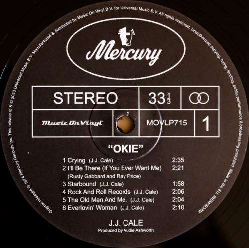 Виниловая пластинка J.J. Cale — OKIE (LP)