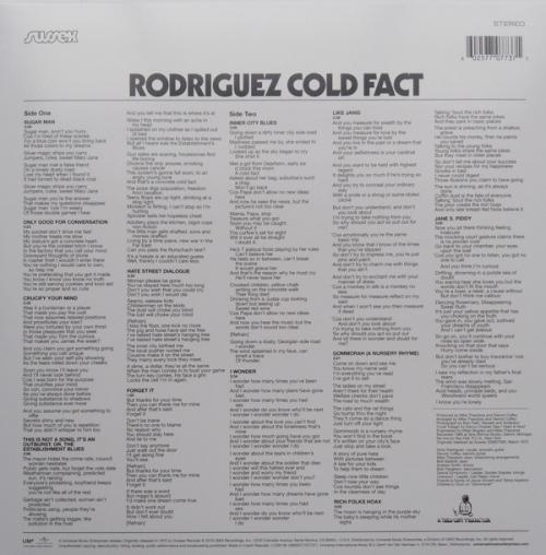 Виниловая пластинка Rodriguez, Cold Fact