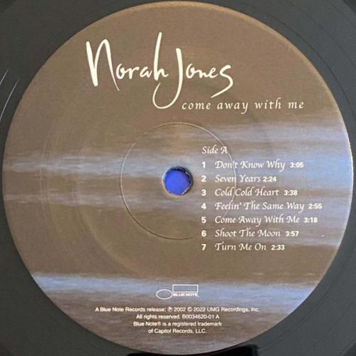 Виниловая пластинка Norah Jones - Come Away With Me (Black Vinyl LP)