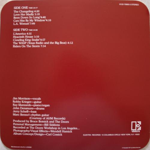 Виниловая пластинка WM The Doors L.A. Woman (Stereo) (180 Gram Black Vinyl/Remastered)