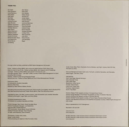 Виниловая пластинка Moby - Resound NYC (Limited Edition Crystal Clear Vinyl 2LP)
