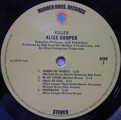 Виниловая пластинка Alice Cooper KILLER