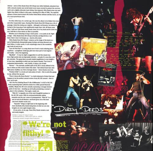 Виниловая пластинка AC/DC DIRTY DEEDS DONE DIRT CHEAP (Remastered/180 Gram)