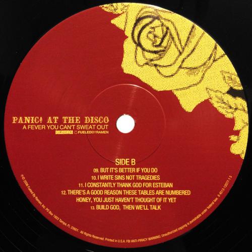 Виниловая пластинка WM Panic! At The Disco A Fever You Can'T Sweat Out (Gatefold)